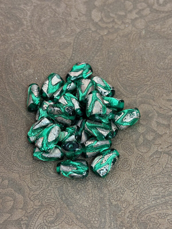 Vintage Venetian Foil Glass Beads - Image 3