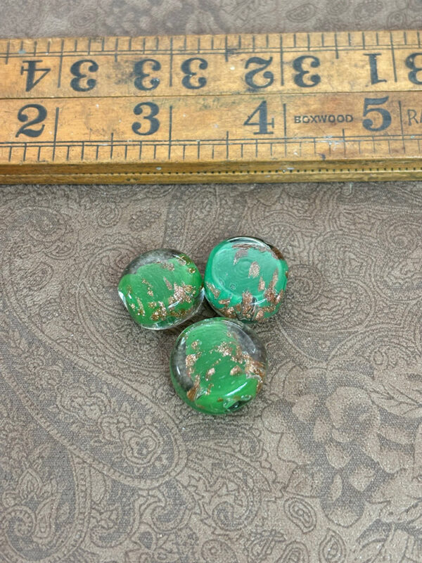 Green and Turquoise Sommerso Beads - Image 3