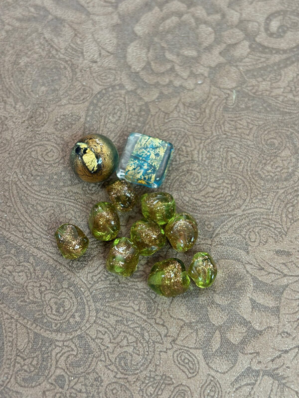 Green and Turquoise Sommerso Beads - Image 4
