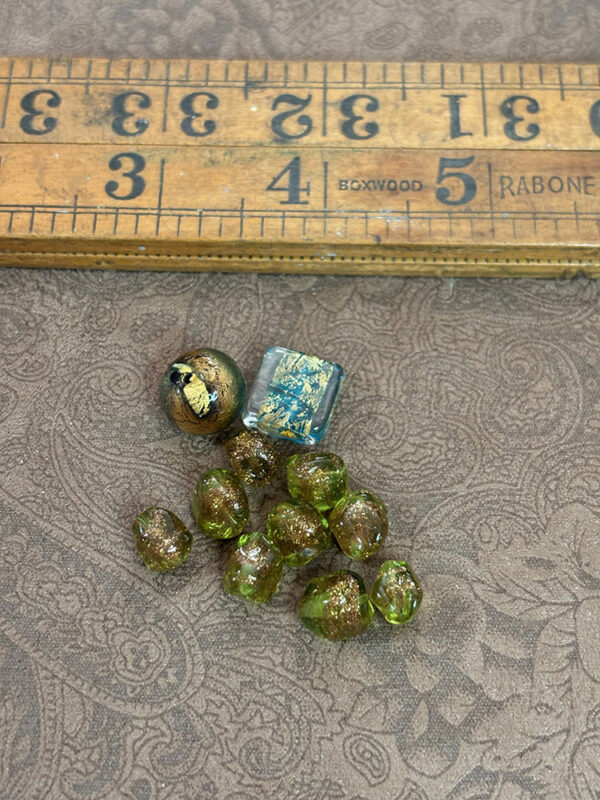 Green and Turquoise Sommerso Beads - Image 5