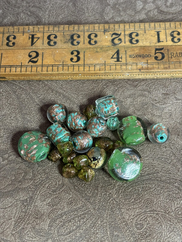 Green and Turquoise Sommerso Beads - Image 7