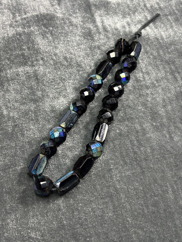 Vintage Czech Fire Gilded Style Bead - Image 3