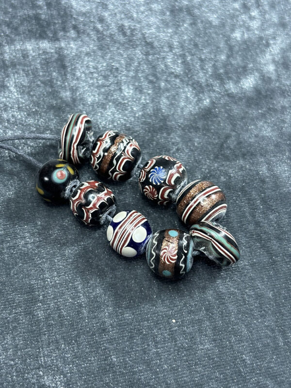 Fancy Glass Venetian Reproduction Beads - Image 2