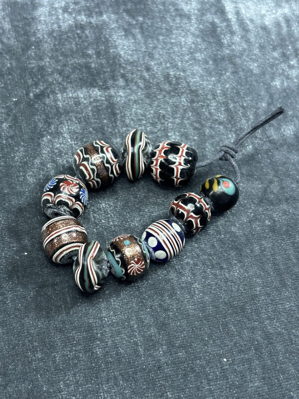 Fancy Glass Venetian Reproduction Beads - Image 3