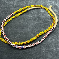 Vintage Venetian Glass Trade Bead Strand