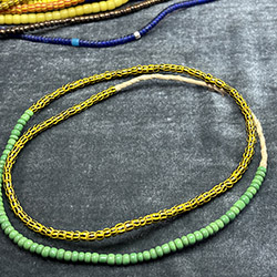 Vintage Venetian Glass Trade Bead Strand