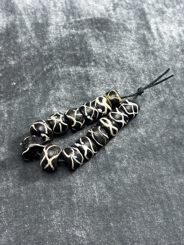 "Rattlesnake" Venetian Trade Beads - Image 2