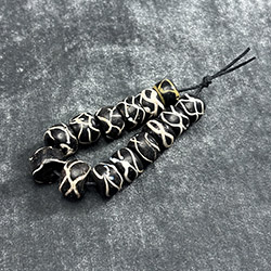 "Rattlesnake" Venetian Trade Beads