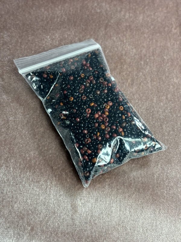 Black and Brown Seed Bead Mix Grab Bag - Image 2