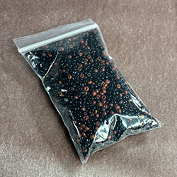 Black and Brown Seed Bead Mix Grab Bag