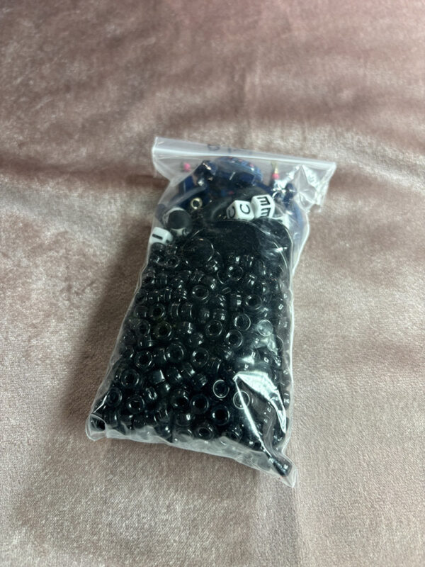 Black Beads and Components Grab Bag - Image 2