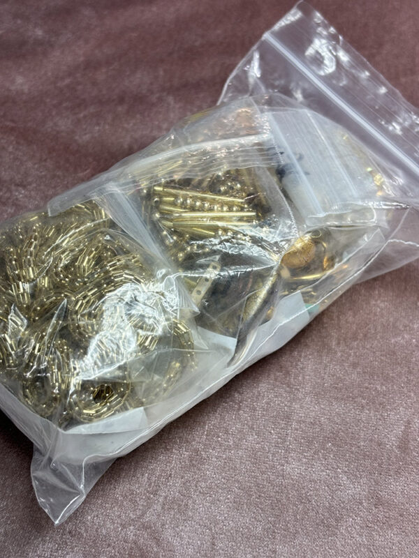 Gold-toned Bead and Finding Mix Grab Bag - Image 2