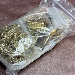 Gold-toned Bead and Finding Mix Grab Bag