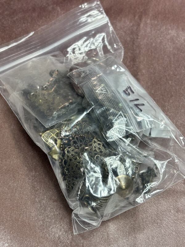 Brass and Antiqued Metal Findings Mix Grab Bag - Image 2
