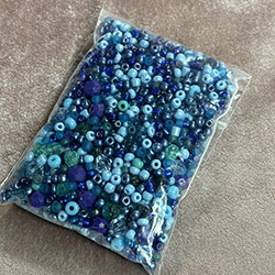 Blue Bead Mix Grab Bag