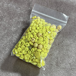 Yellow Vintage and Glass Bead Mix Grab Bags