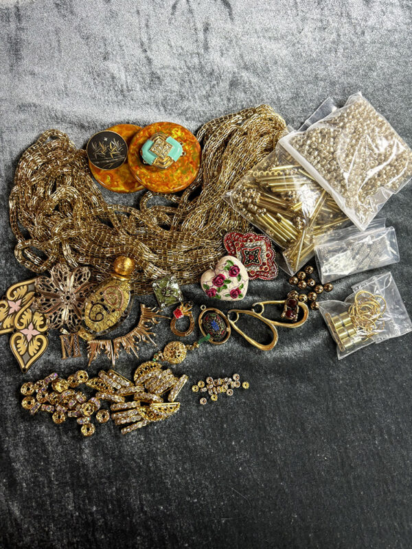 Vintage & Modern Gold-toned Components Grab Bag - Image 2