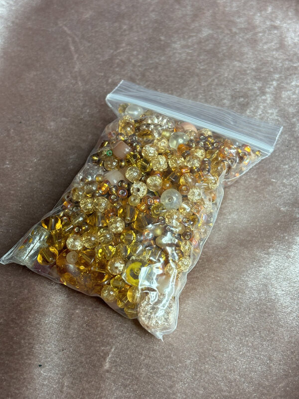 Amber Colored Bead Grab Bag - Image 2