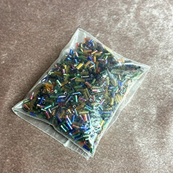 Mixed Colored Tube Bead Grab Pag