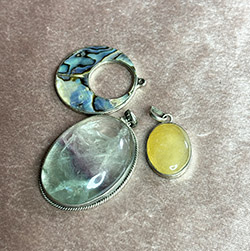 Sterling and Semi Precious Pendant Grab Bag