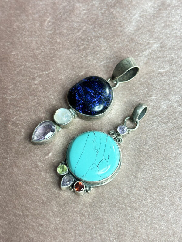 Sterling and Semi-Precious Pendant Grab Bag - Image 2