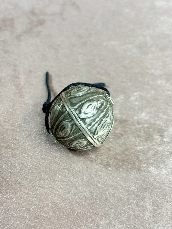 Antique Yemen Silver Bead - Image 2