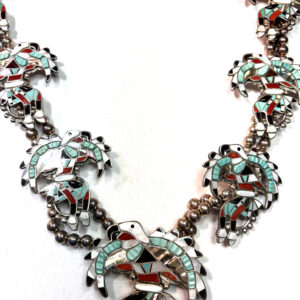 Amazing Zuni Eagle Dancer Necklace
