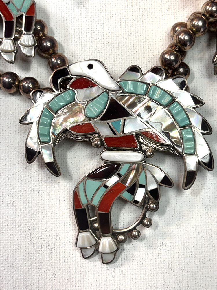 Amazing Zuni Eagle Dancer Necklace - Image 5