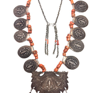 Exquisite Antique Sumatra Indonesia Bridal Necklace