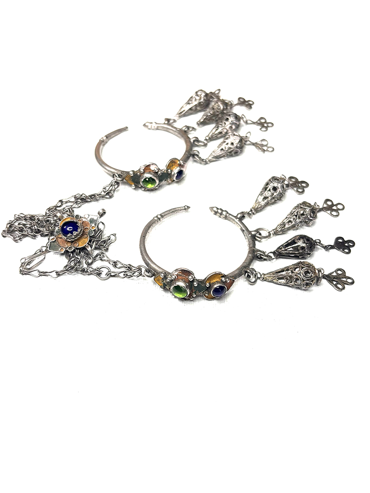 Delicate "Khrab" Earrings from Morocco - Image 3