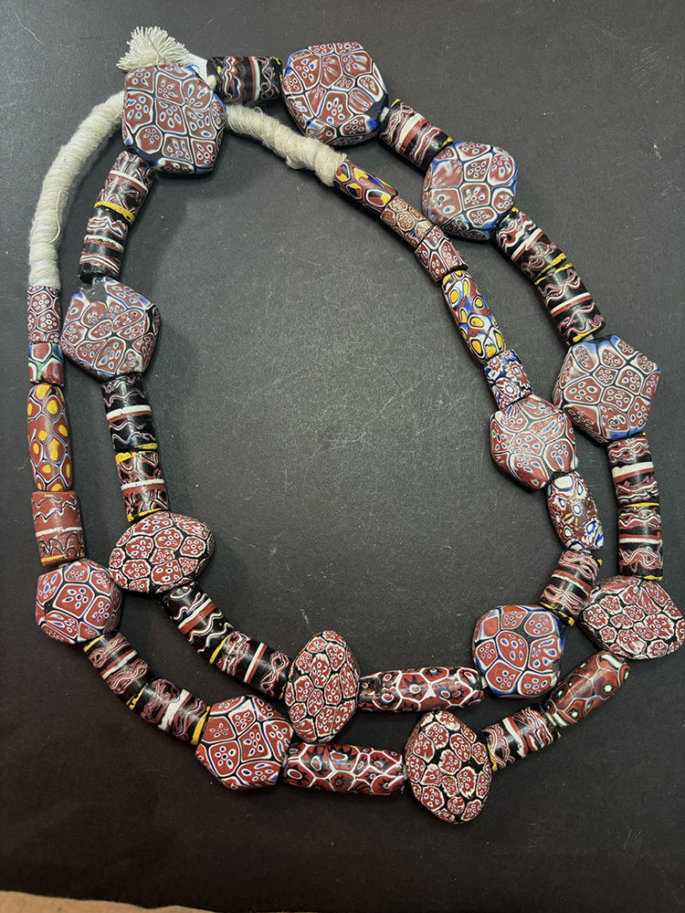 Amazing Antique Venetian, Millefiori and Tabular Bead Strand - Image 2