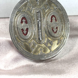 Beautiful Antique Silver Kazakh Matchmaker's Ring